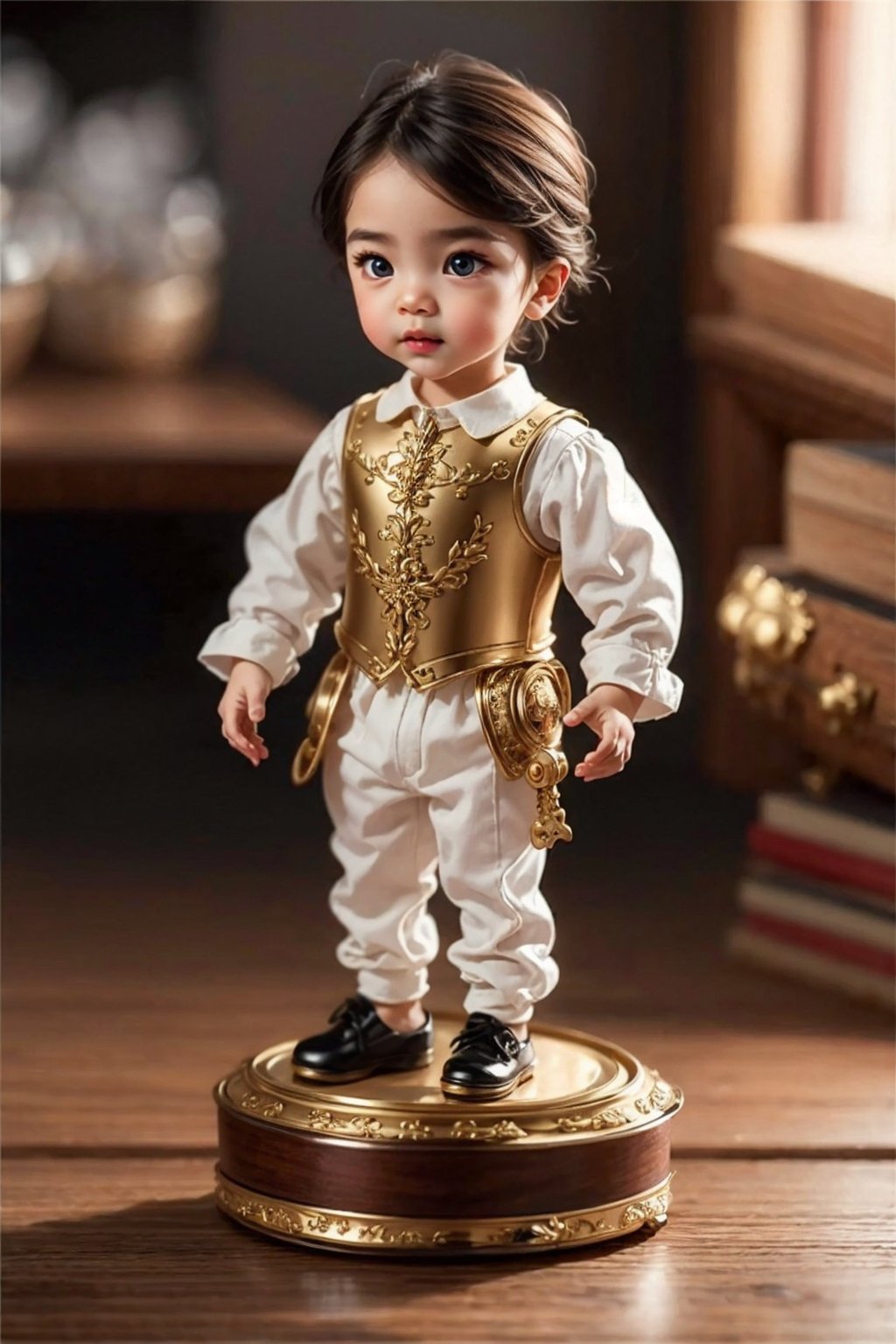 realistic , handsome thai men, ,Wind Up Music Box