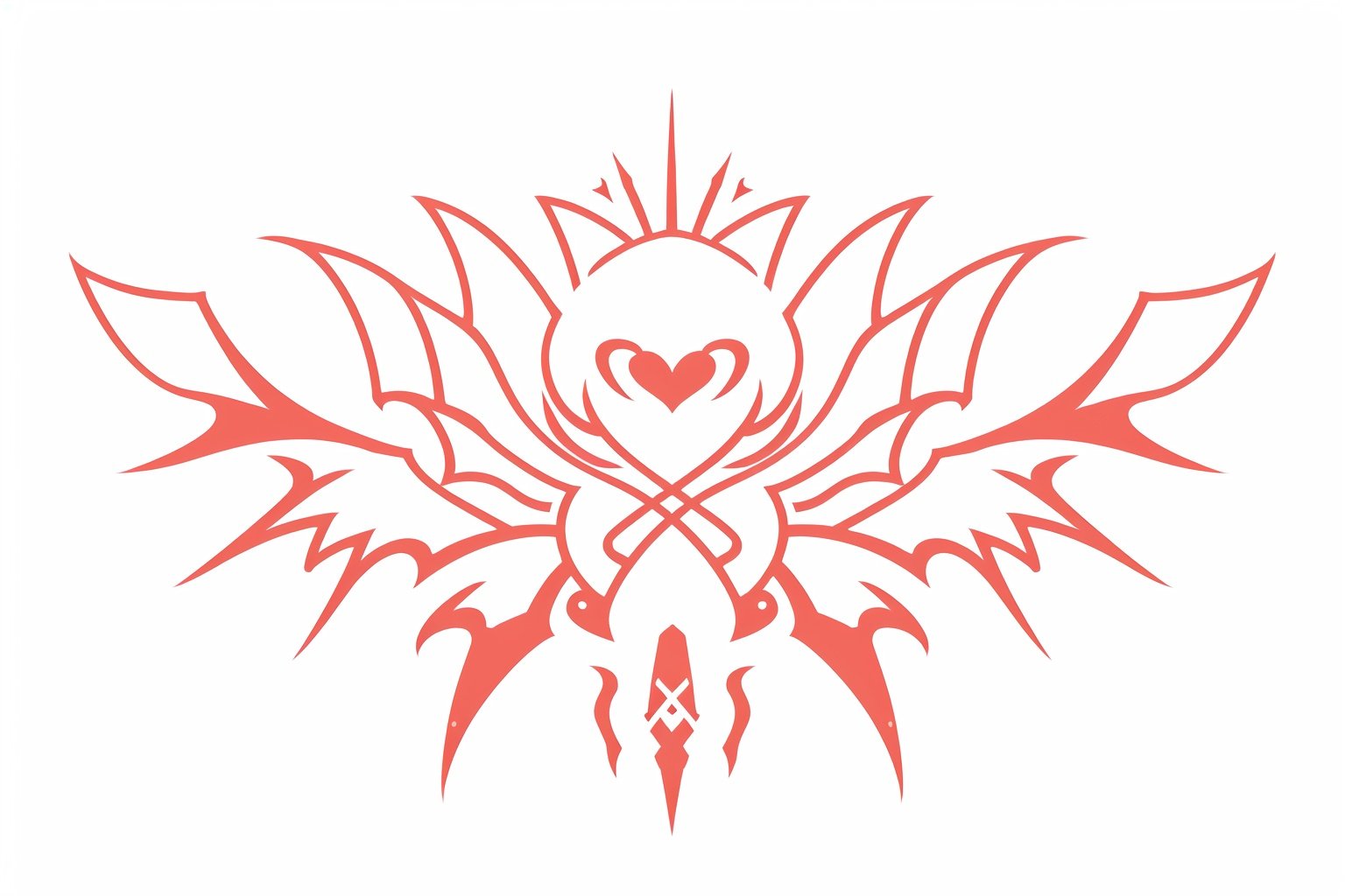 (no humans:1.2),red,yinwen,simple background,(magic array:1.2),(wings:1.3),wing,(silhouette),red heart,feather,<lora:Yinwen-000005:0.8>,