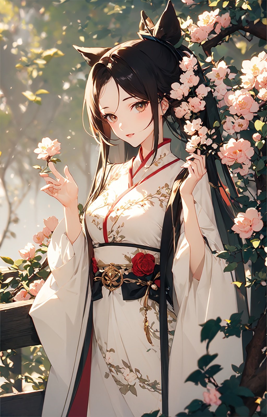 1girl,hanfu,tree 