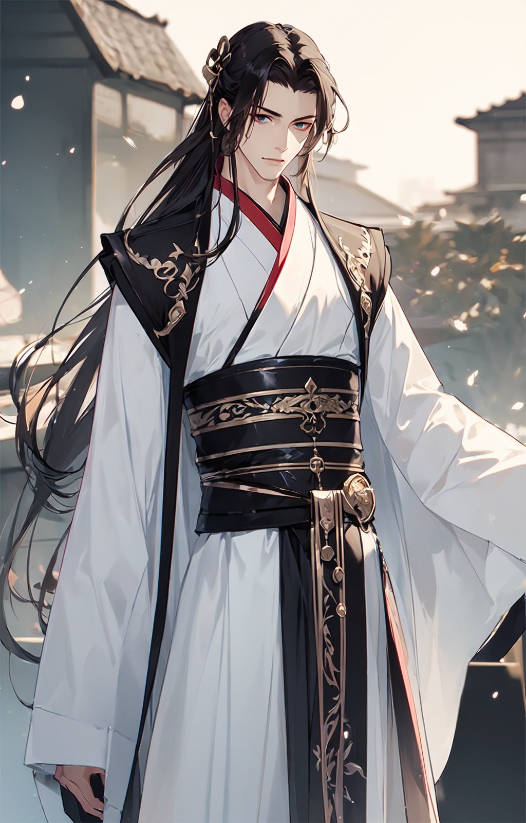 1boy,long hair,hanfu