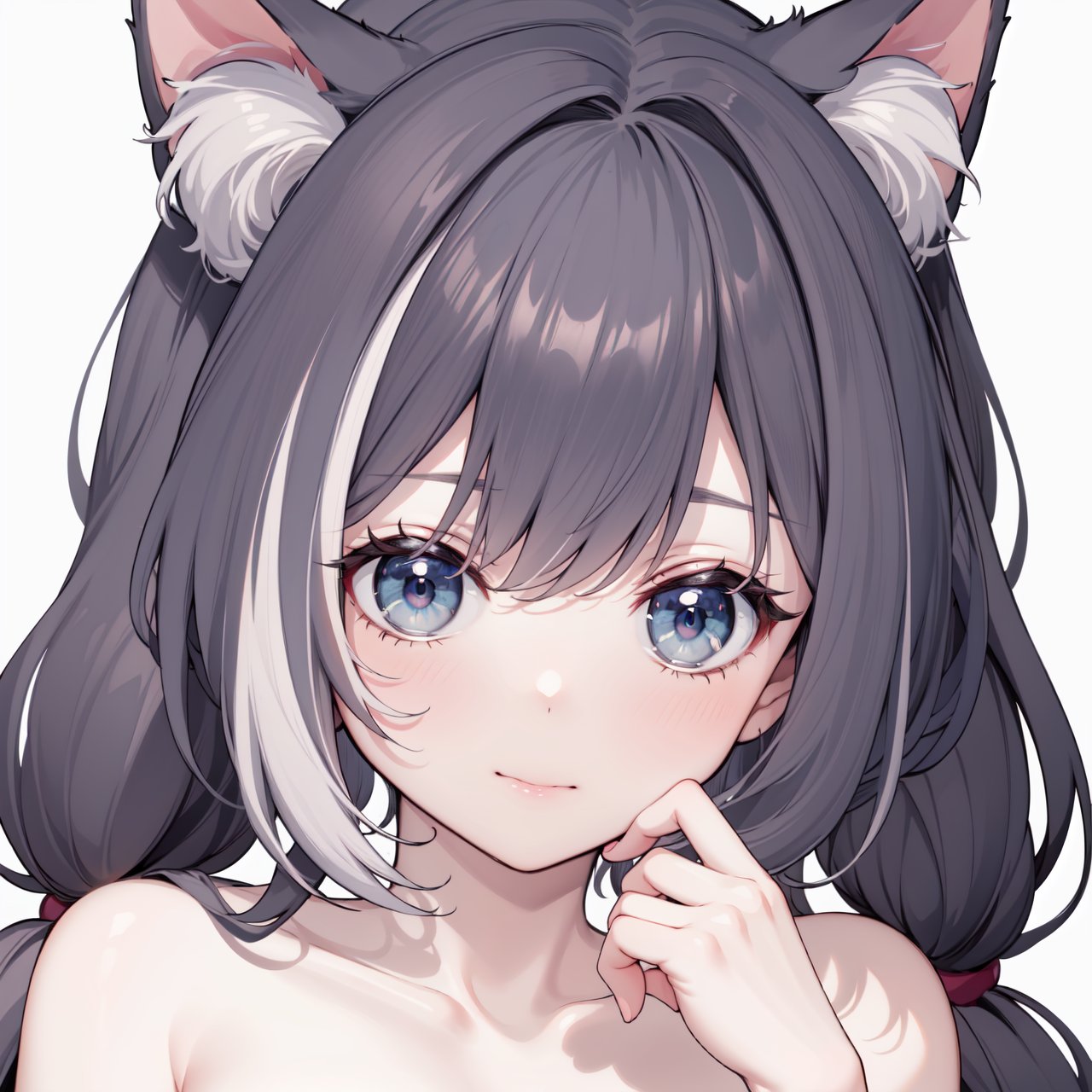 kyaru,  no clothes,  head only,  closeup, <lora:EMS-79960-EMS:1.000000>