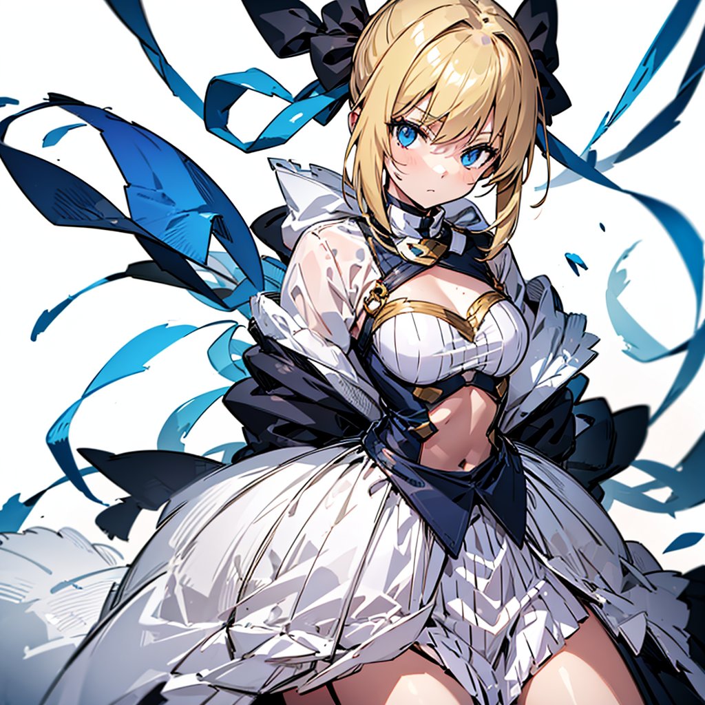 1girl, white_background, Artoria Pendragon \(Fate Series\)