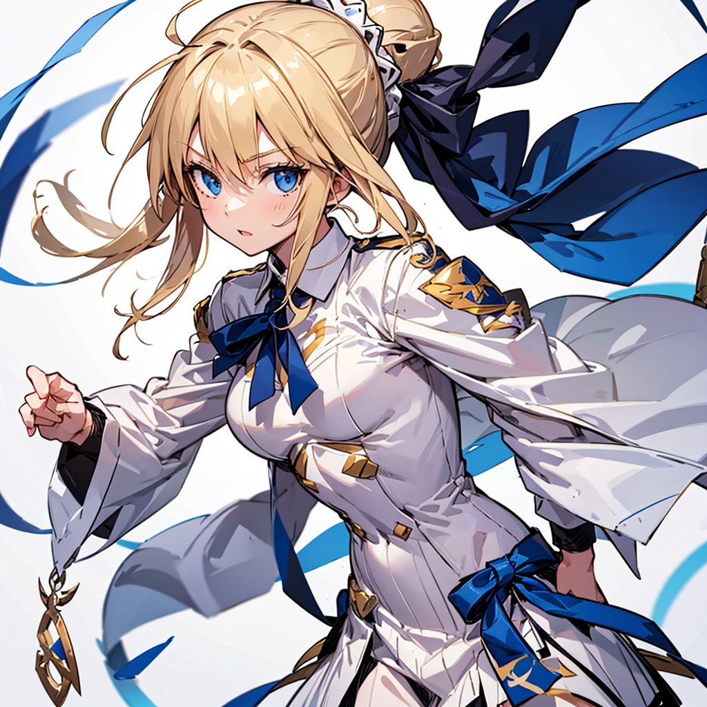 1girl, white_background, Artoria Pendragon \(Fate Series\)