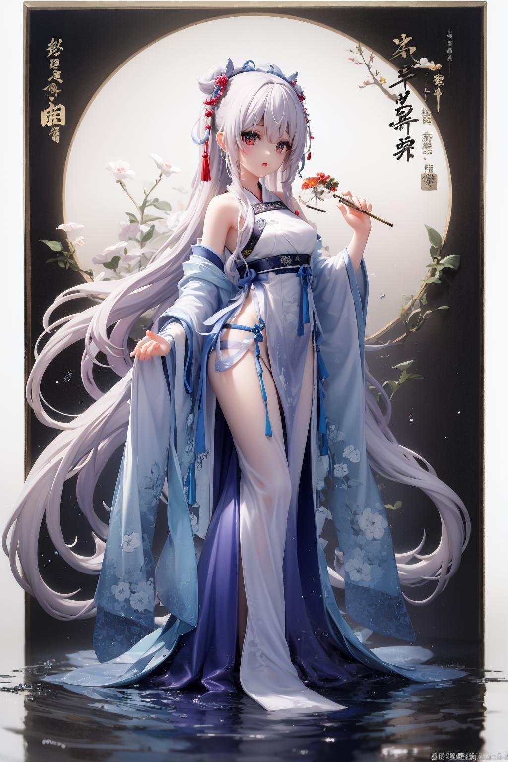 <lora:outfit hanfu-000008:1> ,hanfu,1girl,very long hair