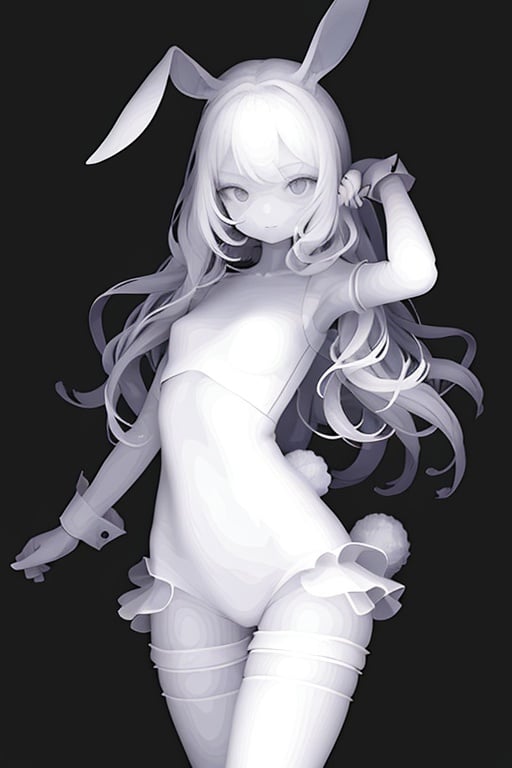 1girl,body suit,rabbit ears,  standing,looking at viewer,<lora:MO:0.8> ,simple background,, (((masterpiece,best quality))),((good structure,Good composition,good atomy)), ((clear, original,beautiful)),