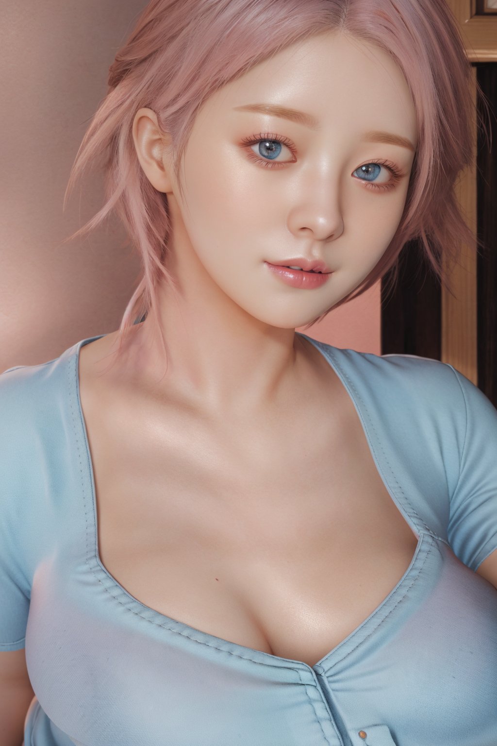 girl,Photorealistic,tight jean,pink top, ,highly detailed, 8k, beautiful ,perfect face,, <lora:Midori_Thicc:0.8> Midori, Thicc <lora:PerfectFullBreasts-fCV3.5:0.8> breasts