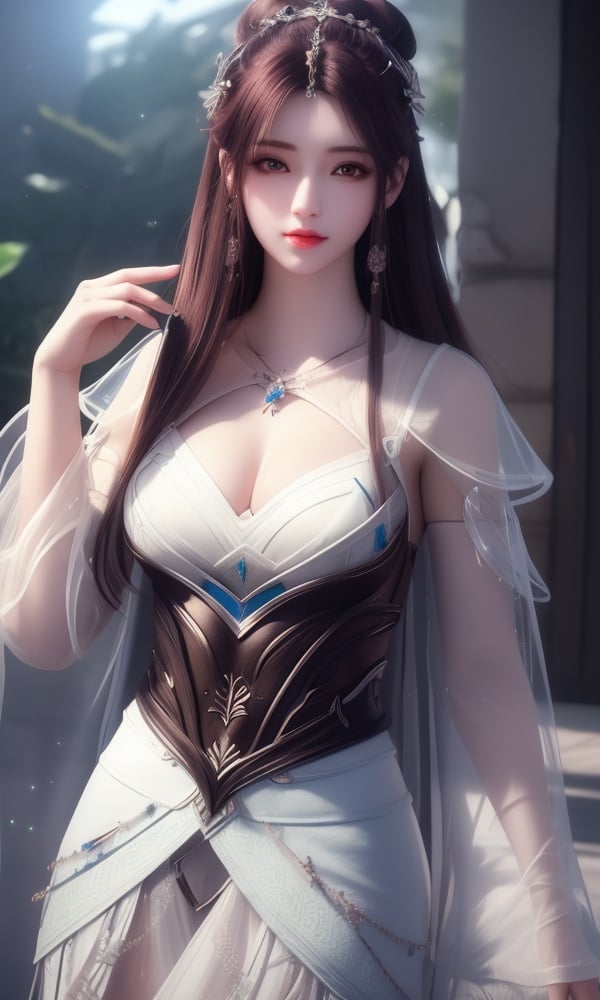 (,1girl, ,best quality, )<lora:DA_叶倾仙-完美世界:0.7>,, ,masterpiece, fantasy, realistic,science fiction,mole, ultra realistic 8k cg, ,tamari \(flawless\),  medium breasts  ,      (()), (),