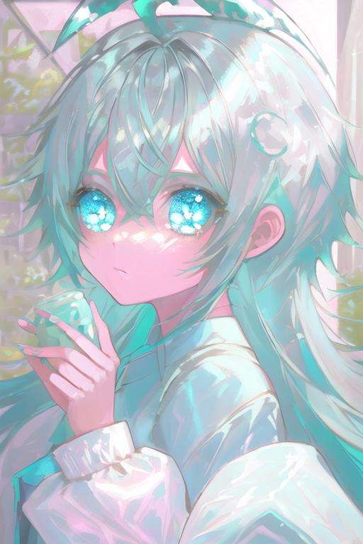 1girl,<lora:diamonds_style_v4_32_PALETTE:1.2>,d_style,cyan hair,