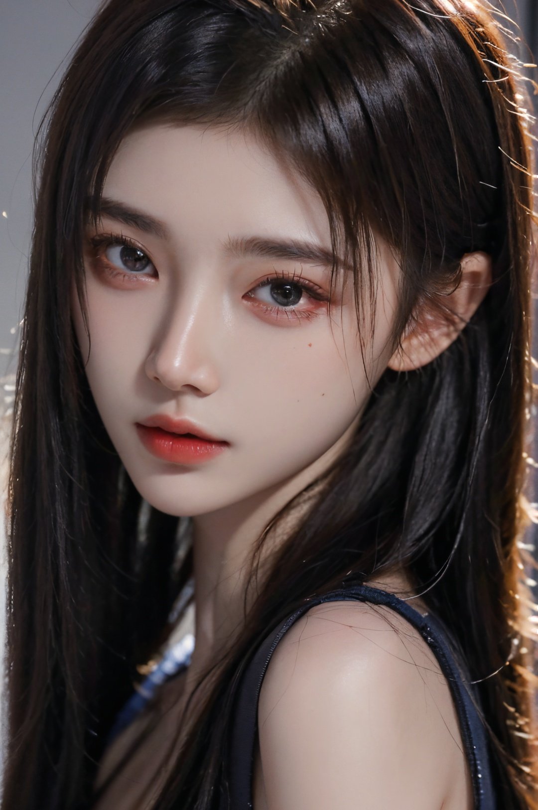  HDR, UHD, 8K, Highly detailed, best quality, masterpiece, 1girl, realistic, Highly detailed, (EOS R8, 50mm, F1.2, 8K, RAW photo:1.2), ultra realistic 8k cg,,h,:),,,jujingyi,close up