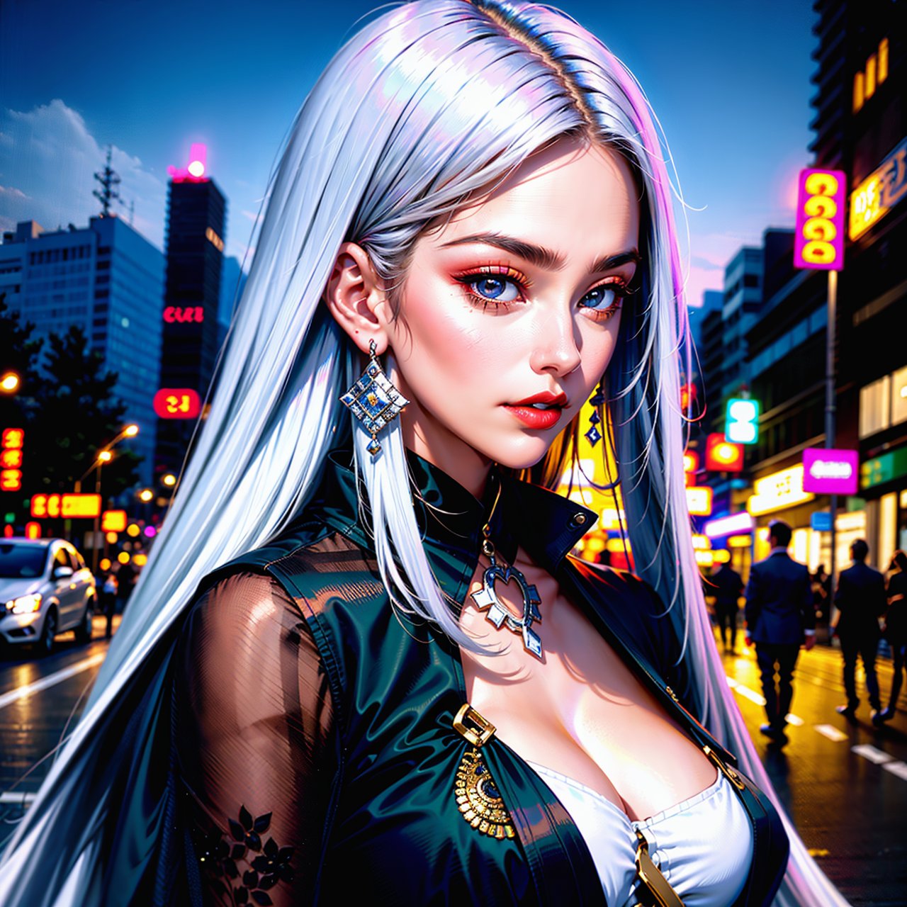 Masterpiece, close-up of a woman with white hair and white mask, beautiful figure painting, Guviz, Guwiz style artwork, white-haired god, Yang J, epic exquisite character art, amazing character art, Fan Qi, Wu Zhun Shifan, Gu Vitz in Pixiv Art Station, Antique, Mountains and Rivers