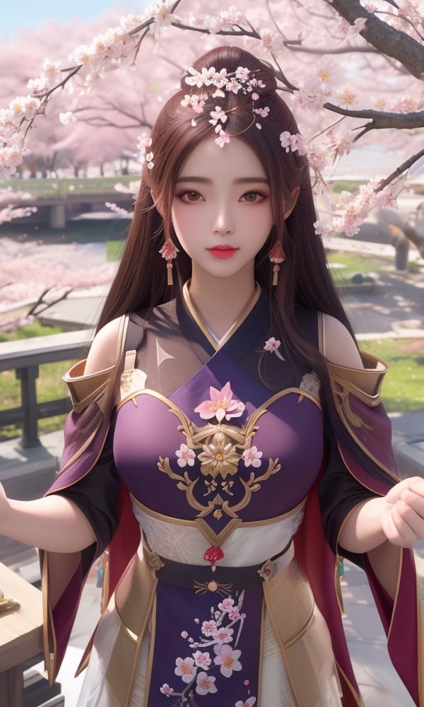 (,1girl, ,best quality, )<lora:DA_曼珠沙华-完美世界:0.6>,, ,masterpiece, fantasy, realistic,science fiction,mole, ultra realistic 8k cg, ,tamari \(flawless\),  medium breasts  ,lily \(flower\),cherry blossoms,plum blossoms, strawberry blossoms      (()), (),