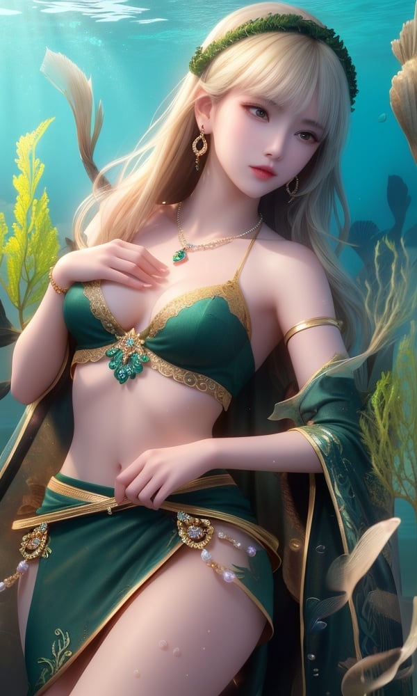 (,1girl, ,best quality, )<lora:DA_雪珂-斗罗大陆:0.8>,, ,masterpiece,((((1girl, solo, medium breasts, solo focus, seaweed,underwater, ))))    (()),  (), ,ultra realistic 8k cg, flawless, clean, masterpiece, professional artwork, famous artwork, cinematic lighting, cinematic bloom, perfect face, beautiful face, fantasy, dreamlike, unreal, science fiction, luxury, jewelry, diamond, gold, pearl, gem, sapphire, ruby, emerald, intricate detail, delicate pattern, charming, alluring, seductive, erotic, enchanting, hair ornament, necklace, earrings, bracelet, armlet,halo,
