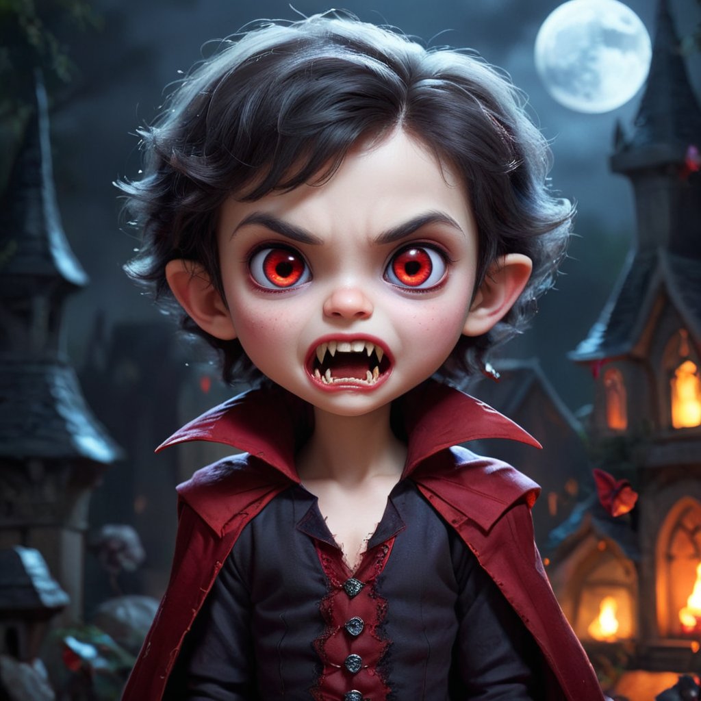 The most cute and adorable vampire