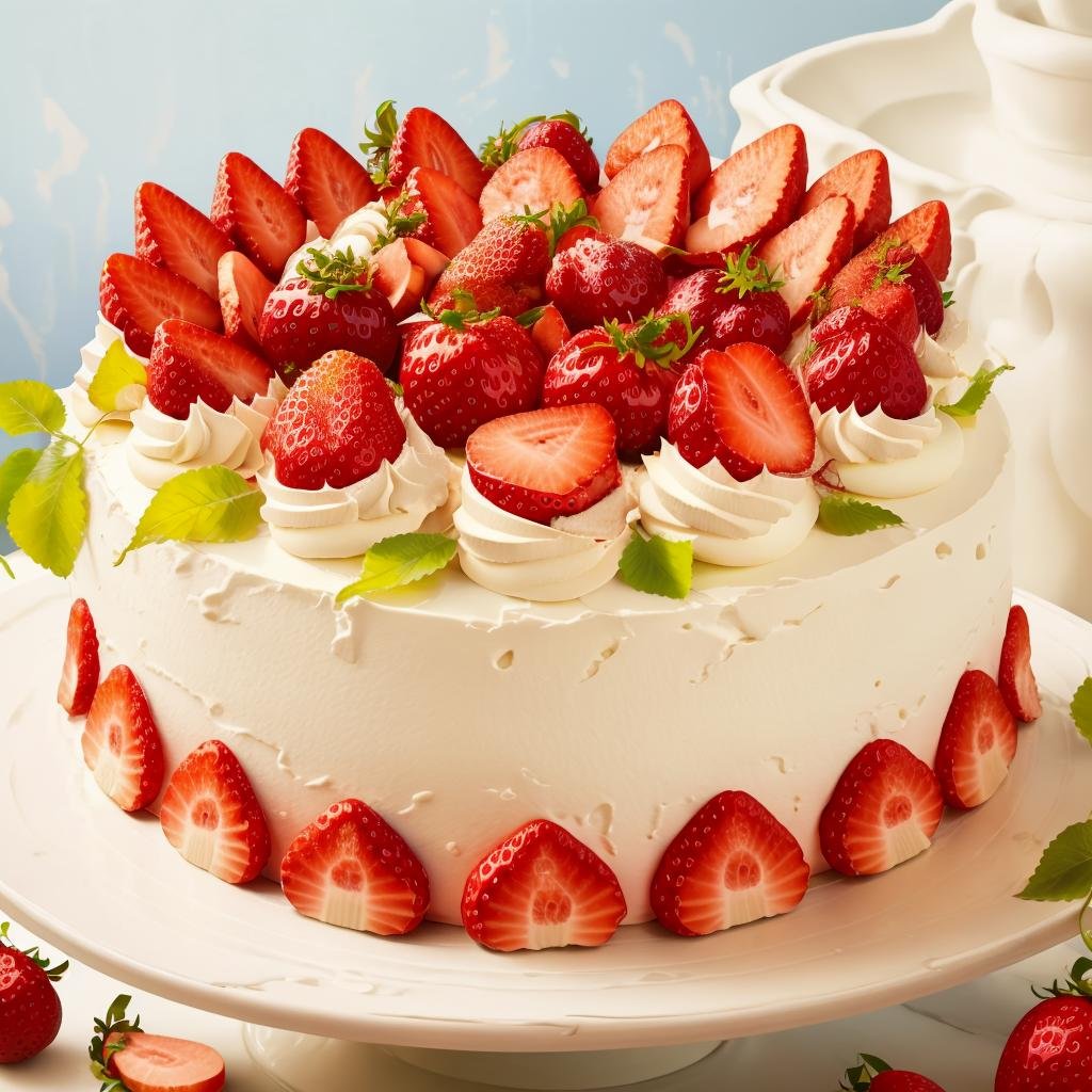 <lora:SwedishDesserts:1> (StrawberryCake:1.2), (Masterpiece:1.3) (best quality:1.2) (high quality:1.1)