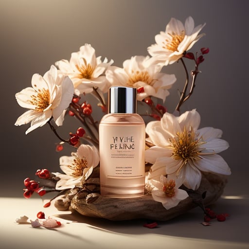 masterpiece, best quality, photography advertising of bottle skin care products, myphamhoahong photo, flower, (white flower:1.2), leaf, branch, petals, plant, gradient, garden, realistic, red theme, scenery, shadow, still life <lora:myphamhoahong_final:1> <lora:epiNoiseoffset_v2:1> <lora:add_detail:0.8>