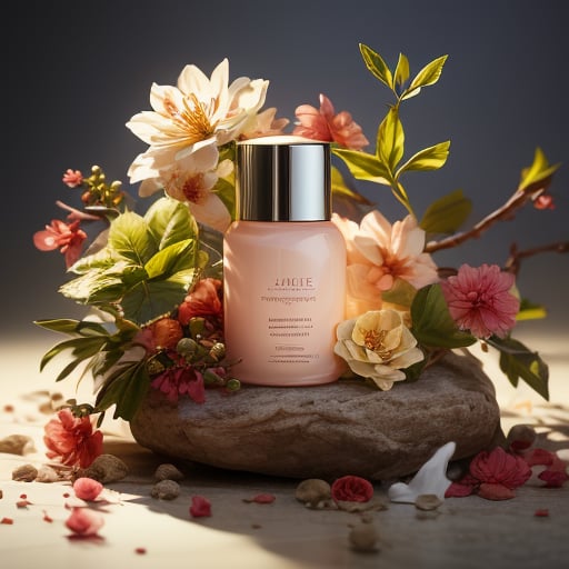 masterpiece, best quality, photography advertising of  jar lotion skin care products, myphamhoahong photo, flower, (green flower:1.2), leaf, branch, petals, plant, gradient, garden, realistic, warm theme, scenery, shadow, still life <lora:myphamhoahong_final:1> <lora:epiNoiseoffset_v2:1> <lora:add_detail:0.8>