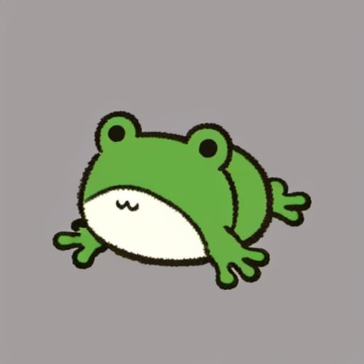 <lora:cutehead_v1:0.8> cutehead, simple background, solo, cute, chibi, frog,