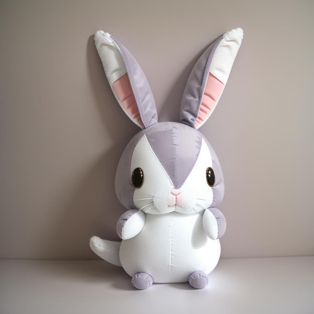 a rabbit plushie, <lora:plushieStyle:1>