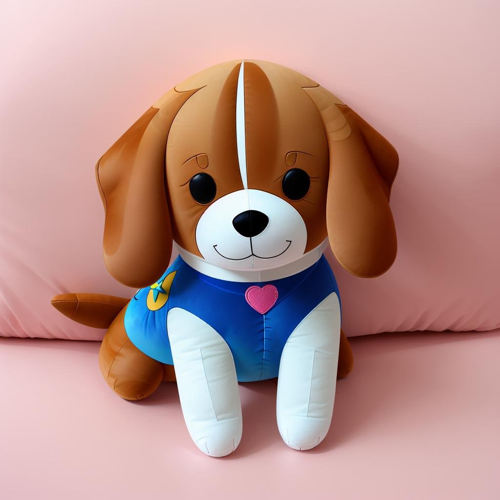 a dog plushie, <lora:plushieStyle:1>