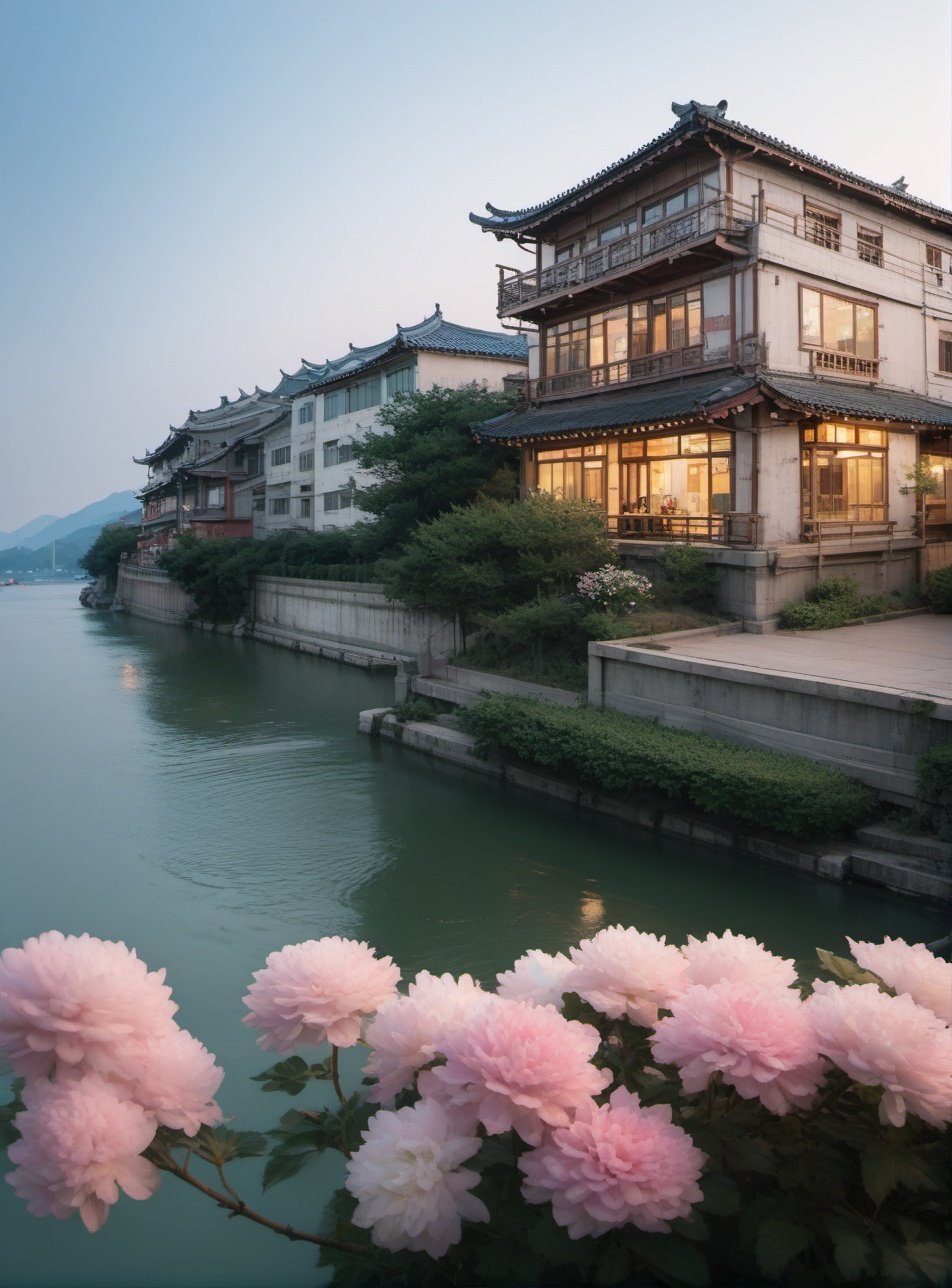 铅笔画风格,uncleview,背景风景,景色,flower