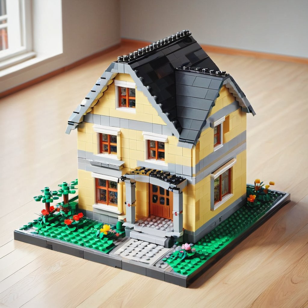 a house, lego,
