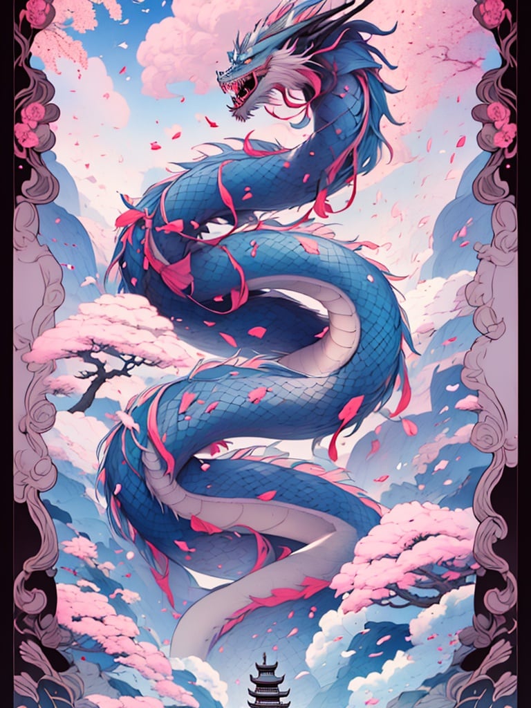 masterpiece,best quality,1DR,8K,<lora:fushihui-000013:0.8>,fushihui, dragon, eastern dragon, east asian architecture, architecture, cloud, moon, no humans, horns, fire, water, fangs, petals, sky, open mouth, Ukiyoe, Light Tracing of a Shabby muscular (Kwan Yin:1.2) Playing video games, Airy Tie, from inside a Hostel, in focus, soft lighting, L USM