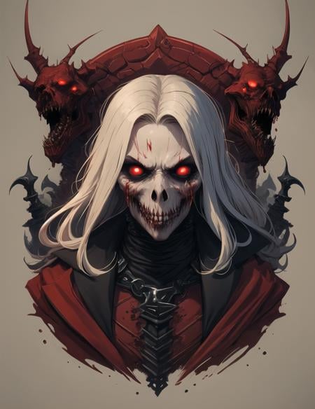portrait of rageful and bloodthirsty castlevania vampire man, sharp focus, 4k, art by RFKTR_rootrex and rfktr_bwmnga
