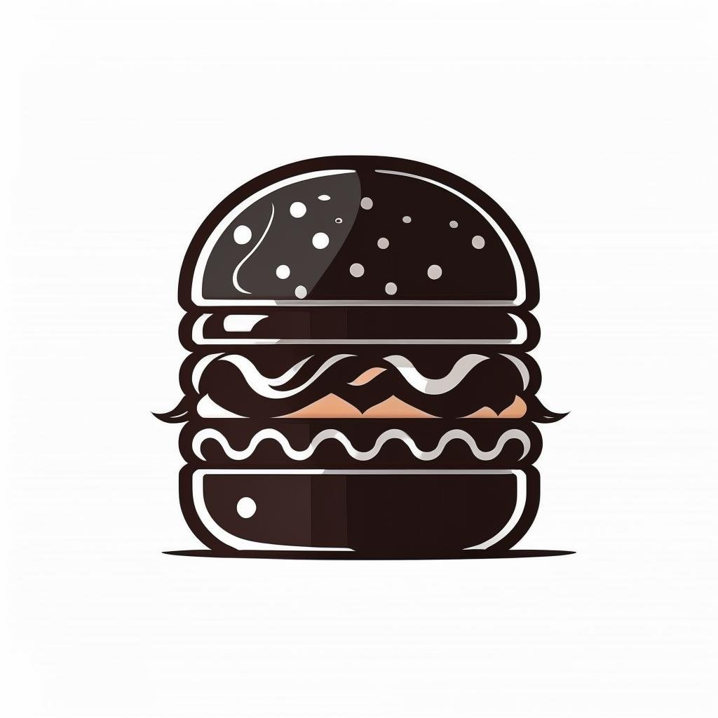 logo, a logo for a burguer shop, burguer, food, ),LogoRedAF,<lora:logo15PasWithoutTERep5:1>