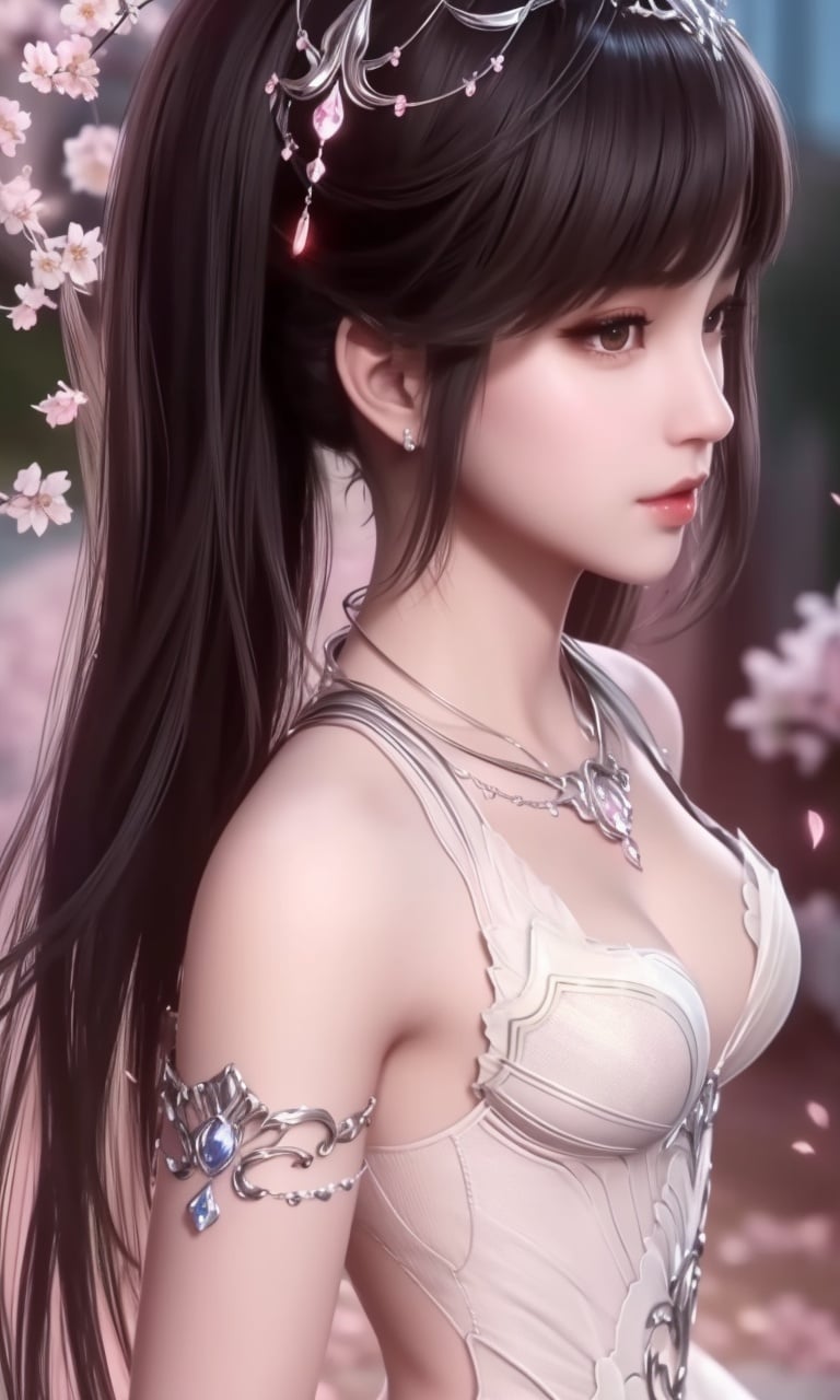 (,1girl, pov,best quality,masterpiece,  ) , ((,cherry_blossoms,  ,  , )) <lora:DA_XiaoWuTaoLiZiNian:0.6>ultra realistic 8k cg, flawless, clean, masterpiece, professional artwork, famous artwork, cinematic lighting, cinematic bloom, perfect face, beautiful face, fantasy, dreamlike, unreal, science fiction, luxury, jewelry, diamond, gold, pearl, gem, sapphire, ruby, emerald, intricate detail, delicate pattern, charming, alluring, seductive, erotic, enchanting, hair ornament, necklace, earrings, bracelet, armlet,halo,autumn leaves, 