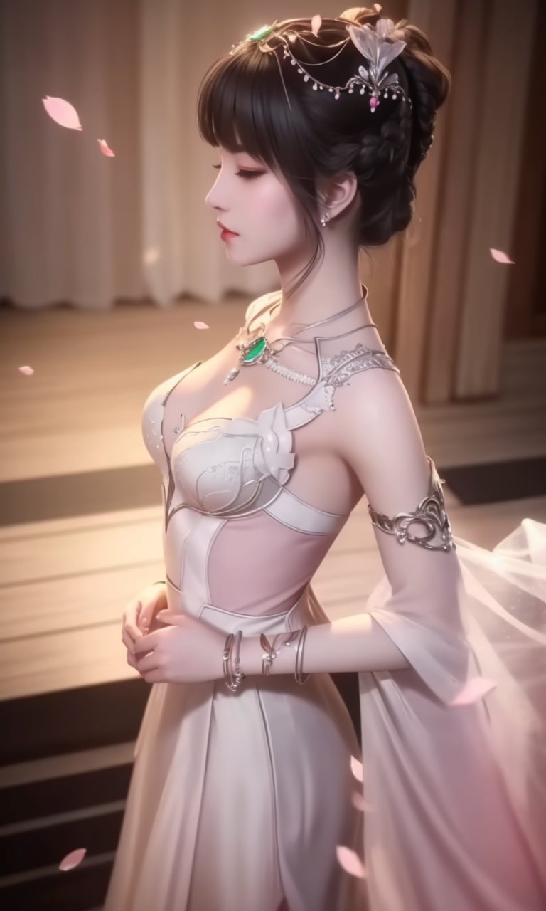 (,1girl, pov,best quality,masterpiece,  ) , ((,cherry_blossoms,  ,  , )) <lora:DA_XiaoWuTaoLiZiNian:0.6>ultra realistic 8k cg, flawless, clean, masterpiece, professional artwork, famous artwork, cinematic lighting, cinematic bloom, perfect face, beautiful face, fantasy, dreamlike, unreal, science fiction, luxury, jewelry, diamond, gold, pearl, gem, sapphire, ruby, emerald, intricate detail, delicate pattern, charming, alluring, seductive, erotic, enchanting, hair ornament, necklace, earrings, bracelet, armlet,halo,autumn leaves, 