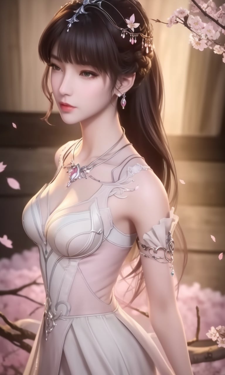 (,1girl, pov,best quality,masterpiece,  ) , ((,cherry_blossoms,  ,  , )) <lora:DA_XiaoWuTaoLiZiNian:0.6>ultra realistic 8k cg, flawless, clean, masterpiece, professional artwork, famous artwork, cinematic lighting, cinematic bloom, perfect face, beautiful face, fantasy, dreamlike, unreal, science fiction, luxury, jewelry, diamond, gold, pearl, gem, sapphire, ruby, emerald, intricate detail, delicate pattern, charming, alluring, seductive, erotic, enchanting, hair ornament, necklace, earrings, bracelet, armlet,halo,autumn leaves, 