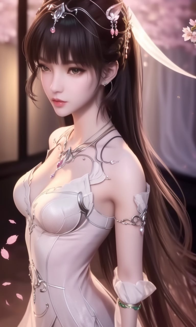 (,1girl, pov,best quality,masterpiece,  ) , ((,cherry_blossoms,  ,  , )) <lora:DA_XiaoWuTaoLiZiNian:0.6>ultra realistic 8k cg, flawless, clean, masterpiece, professional artwork, famous artwork, cinematic lighting, cinematic bloom, perfect face, beautiful face, fantasy, dreamlike, unreal, science fiction, luxury, jewelry, diamond, gold, pearl, gem, sapphire, ruby, emerald, intricate detail, delicate pattern, charming, alluring, seductive, erotic, enchanting, hair ornament, necklace, earrings, bracelet, armlet,halo,autumn leaves, 