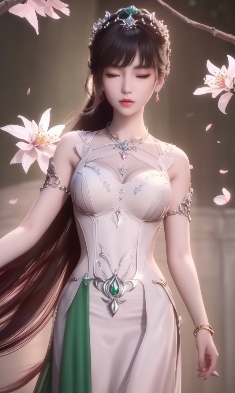 (,1girl, pov,best quality,masterpiece,  ) , ((,cherry_blossoms,  ,  , )) <lora:DA_XiaoWuTaoLiZiNian:0.6>ultra realistic 8k cg, flawless, clean, masterpiece, professional artwork, famous artwork, cinematic lighting, cinematic bloom, perfect face, beautiful face, fantasy, dreamlike, unreal, science fiction, luxury, jewelry, diamond, gold, pearl, gem, sapphire, ruby, emerald, intricate detail, delicate pattern, charming, alluring, seductive, erotic, enchanting, hair ornament, necklace, earrings, bracelet, armlet,halo,autumn leaves, 