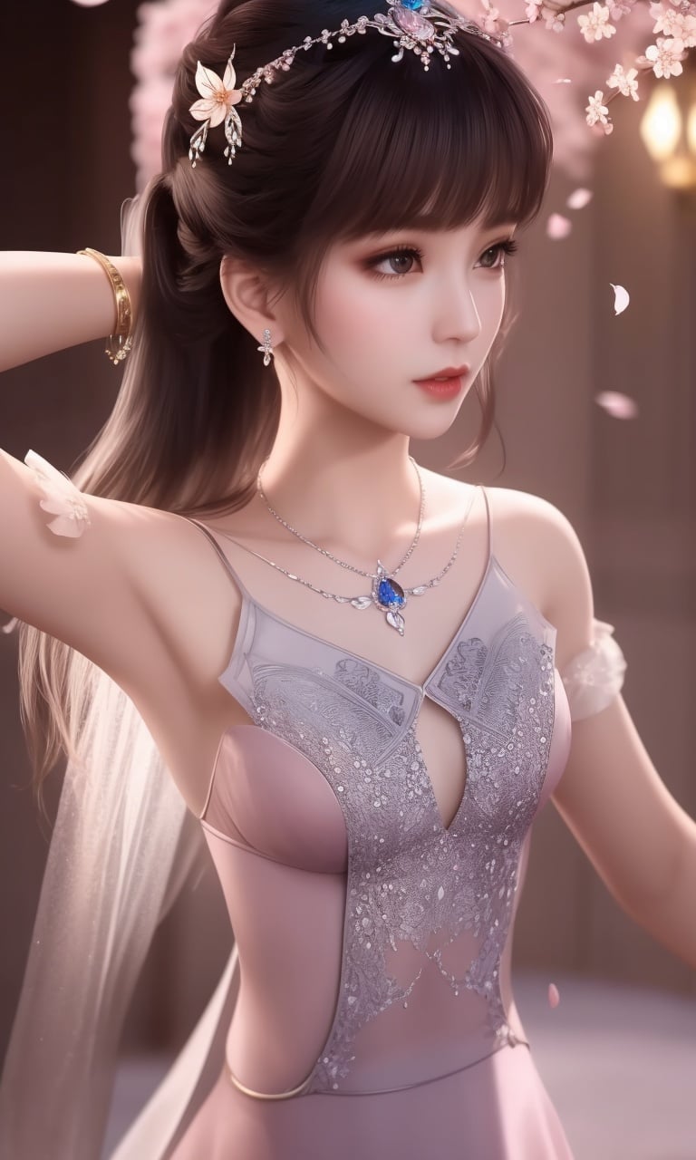 (,1girl, pov,best quality,masterpiece,  ) , ((cherry blossoms,,  ))  <lora:DA_XiaoWuTaoLiZiNianV2:0.8>ultra realistic 8k cg, flawless, clean, masterpiece, professional artwork, famous artwork, cinematic lighting, cinematic bloom, perfect face, beautiful face, fantasy, dreamlike, unreal, science fiction, luxury, jewelry, diamond, gold, pearl, gem, sapphire, ruby, emerald, intricate detail, delicate pattern, charming, alluring, seductive, erotic, enchanting, hair ornament, necklace, earrings, bracelet, armlet,halo,autumn leaves,  