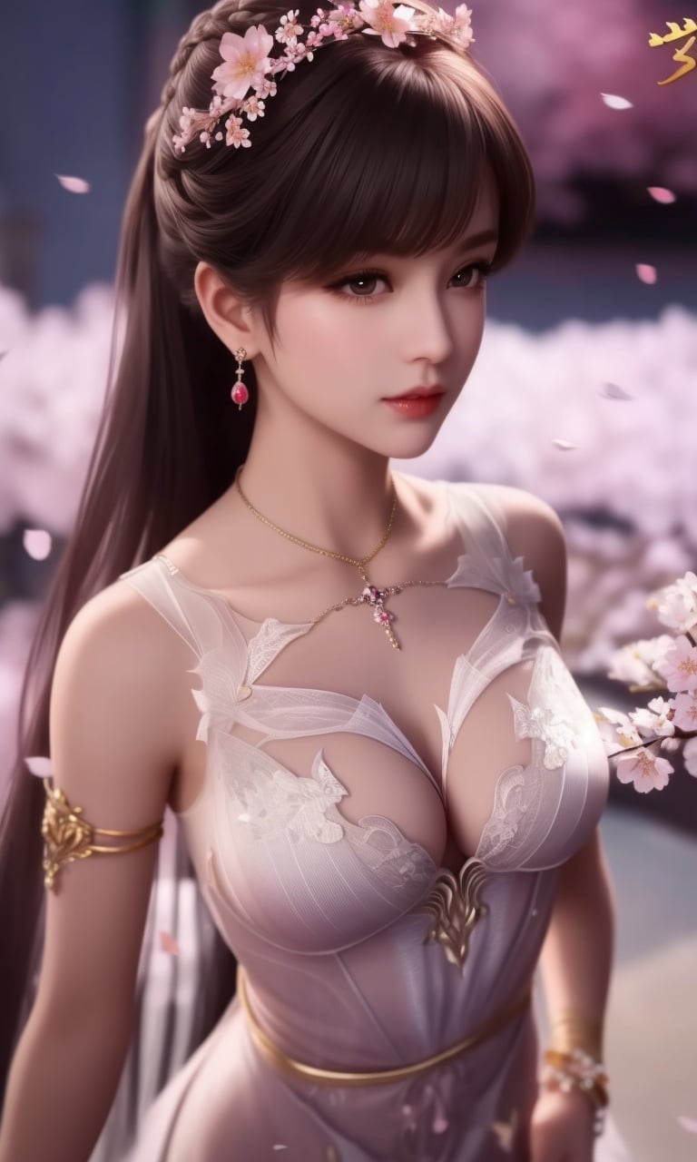 (,1girl, pov,best quality,masterpiece,  ) , ((cherry blossoms,,  ))  <lora:DA_XiaoWuTaoLiZiNianV2:0.8>ultra realistic 8k cg, flawless, clean, masterpiece, professional artwork, famous artwork, cinematic lighting, cinematic bloom, perfect face, beautiful face, fantasy, dreamlike, unreal, science fiction, luxury, jewelry, diamond, gold, pearl, gem, sapphire, ruby, emerald, intricate detail, delicate pattern, charming, alluring, seductive, erotic, enchanting, hair ornament, necklace, earrings, bracelet, armlet,halo,autumn leaves,  