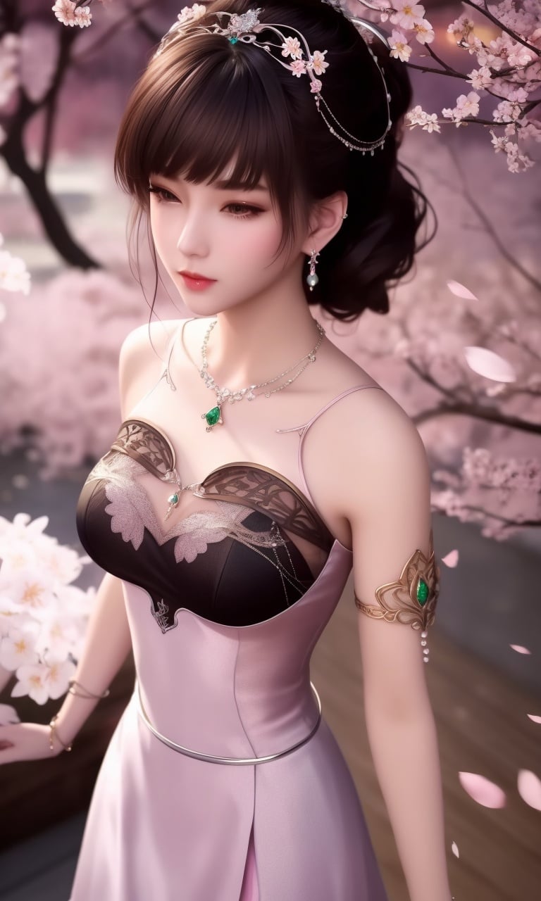 (,1girl, pov,best quality,masterpiece,  ) , ((cherry blossoms,,  ))  <lora:DA_XiaoWuTaoLiZiNianV2:0.8>ultra realistic 8k cg, flawless, clean, masterpiece, professional artwork, famous artwork, cinematic lighting, cinematic bloom, perfect face, beautiful face, fantasy, dreamlike, unreal, science fiction, luxury, jewelry, diamond, gold, pearl, gem, sapphire, ruby, emerald, intricate detail, delicate pattern, charming, alluring, seductive, erotic, enchanting, hair ornament, necklace, earrings, bracelet, armlet,halo,autumn leaves,  