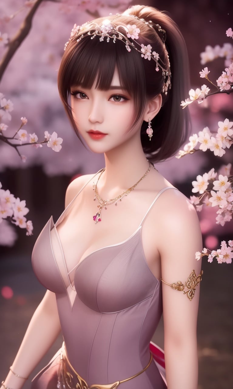 (,1girl, pov,best quality,masterpiece,  ) , ((cherry blossoms,,  ))  <lora:DA_XiaoWuTaoLiZiNianV2:0.8>ultra realistic 8k cg, flawless, clean, masterpiece, professional artwork, famous artwork, cinematic lighting, cinematic bloom, perfect face, beautiful face, fantasy, dreamlike, unreal, science fiction, luxury, jewelry, diamond, gold, pearl, gem, sapphire, ruby, emerald, intricate detail, delicate pattern, charming, alluring, seductive, erotic, enchanting, hair ornament, necklace, earrings, bracelet, armlet,halo,autumn leaves,  