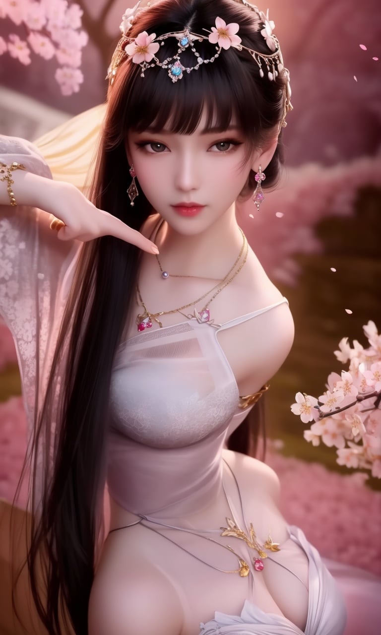 (,1girl, pov,best quality,masterpiece,  ) , ((cherry blossoms,,  ))  <lora:DA_XiaoWuTaoLiZiNianV2:0.8>ultra realistic 8k cg, flawless, clean, masterpiece, professional artwork, famous artwork, cinematic lighting, cinematic bloom, perfect face, beautiful face, fantasy, dreamlike, unreal, science fiction, luxury, jewelry, diamond, gold, pearl, gem, sapphire, ruby, emerald, intricate detail, delicate pattern, charming, alluring, seductive, erotic, enchanting, hair ornament, necklace, earrings, bracelet, armlet,halo,autumn leaves,  