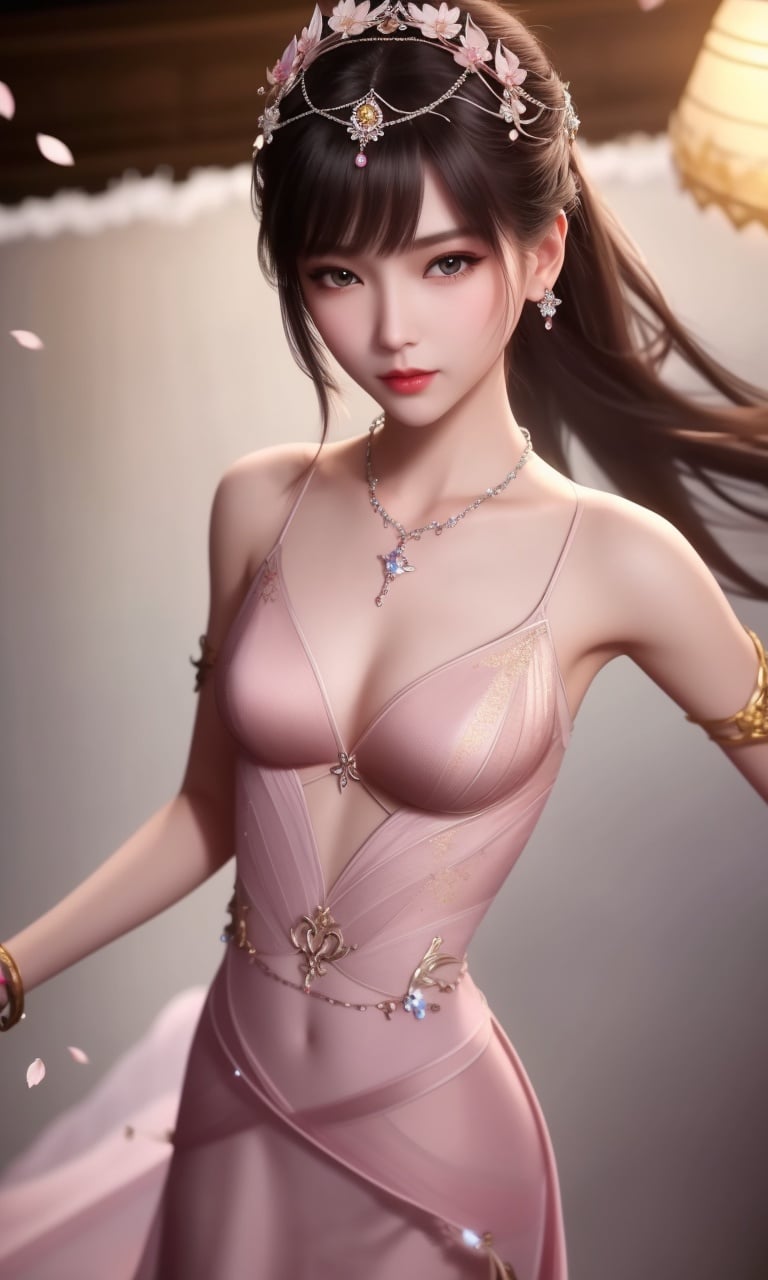 (,1girl, pov,best quality,masterpiece,  ) , ((cherry blossoms,,  ))  <lora:DA_XiaoWuTaoLiZiNianV2:0.8>ultra realistic 8k cg, flawless, clean, masterpiece, professional artwork, famous artwork, cinematic lighting, cinematic bloom, perfect face, beautiful face, fantasy, dreamlike, unreal, science fiction, luxury, jewelry, diamond, gold, pearl, gem, sapphire, ruby, emerald, intricate detail, delicate pattern, charming, alluring, seductive, erotic, enchanting, hair ornament, necklace, earrings, bracelet, armlet,halo,autumn leaves,  