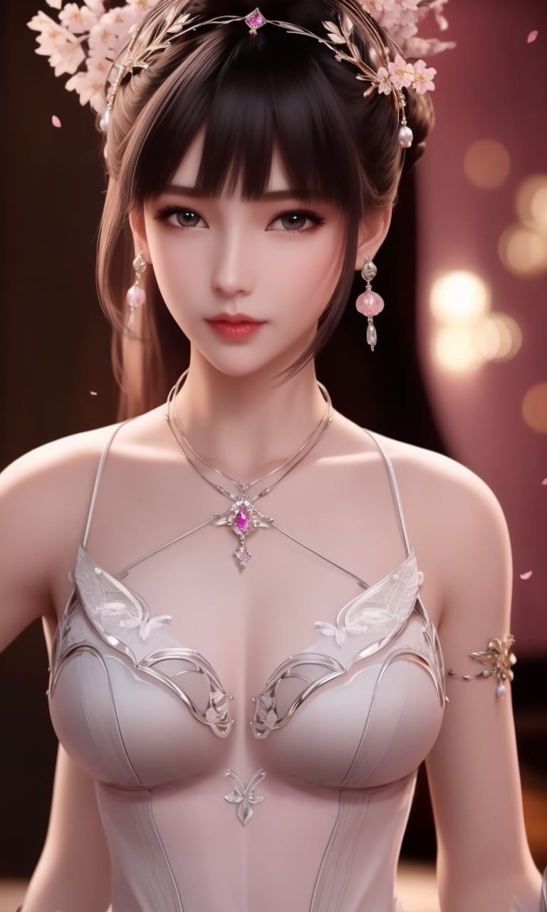 (,1girl, pov,best quality,masterpiece,  ) , ((cherry blossoms,,  ))  <lora:DA_XiaoWuTaoLiZiNianV2:0.8>ultra realistic 8k cg, flawless, clean, masterpiece, professional artwork, famous artwork, cinematic lighting, cinematic bloom, perfect face, beautiful face, fantasy, dreamlike, unreal, science fiction, luxury, jewelry, diamond, gold, pearl, gem, sapphire, ruby, emerald, intricate detail, delicate pattern, charming, alluring, seductive, erotic, enchanting, hair ornament, necklace, earrings, bracelet, armlet,halo,autumn leaves,  