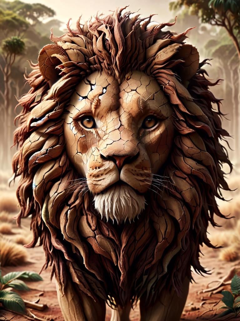 drath, lion <lora:dryearth-sdxl:1>
