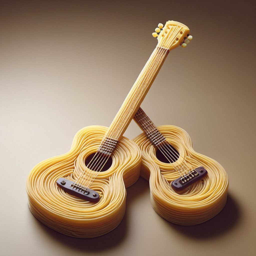 a spaghettify guitar