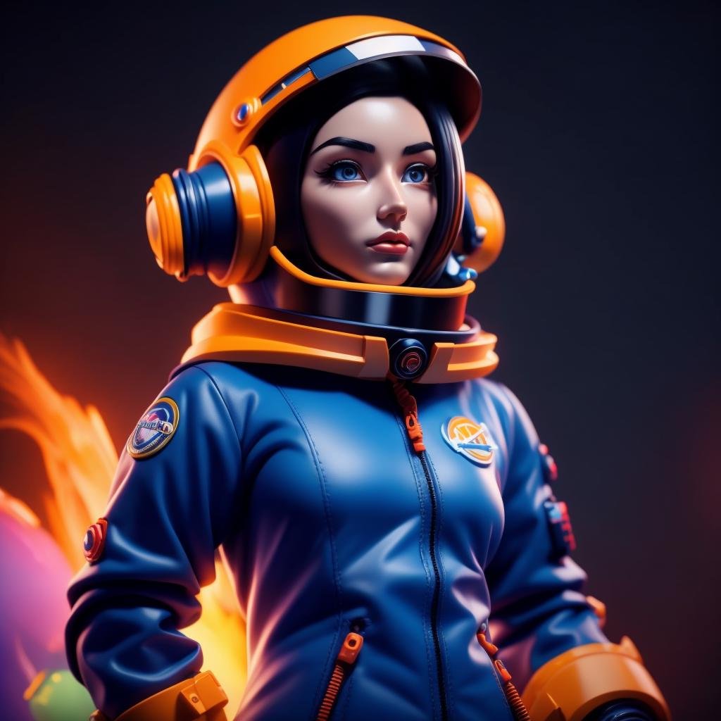 3D Render Style, 3DRenderAF, A astronaut, colorful,<lora:3DRenderStyle15PasWithoutTEV2:1>