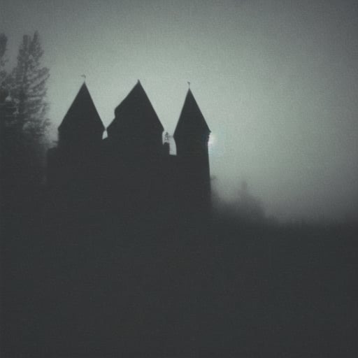 castle, forest, darkness, vcr, rfktrfod