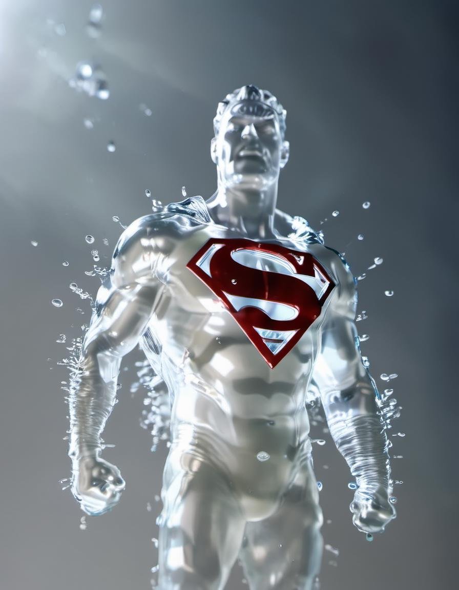 <lora:aether_aqua_test5_231124_SDXL_LoRA_1e-6_128_dim_60-70_epochs_highly_curated_dataset_epoch_65:1> a photo of superman made of transparent water, flying, water drops, cinematic, intricate, dramatic background