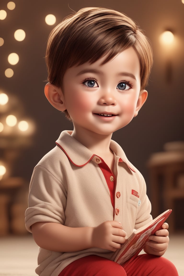 (masterpiece), (best quality), (ultra-detailed), (full body:1.4), Super cute, Baby, Pixar, Baby Santa in pyjama, Big bright eyes, Fluffy, Smile, Delicate and fine,  Incredibly high detailed, Pixar style, Bright color palette, Natural light, Simple background with pure color, Octane render, Trending on Artstation, Gorgeous, Ultra wide angle, 8k, HD, Realistic,Enhanced All