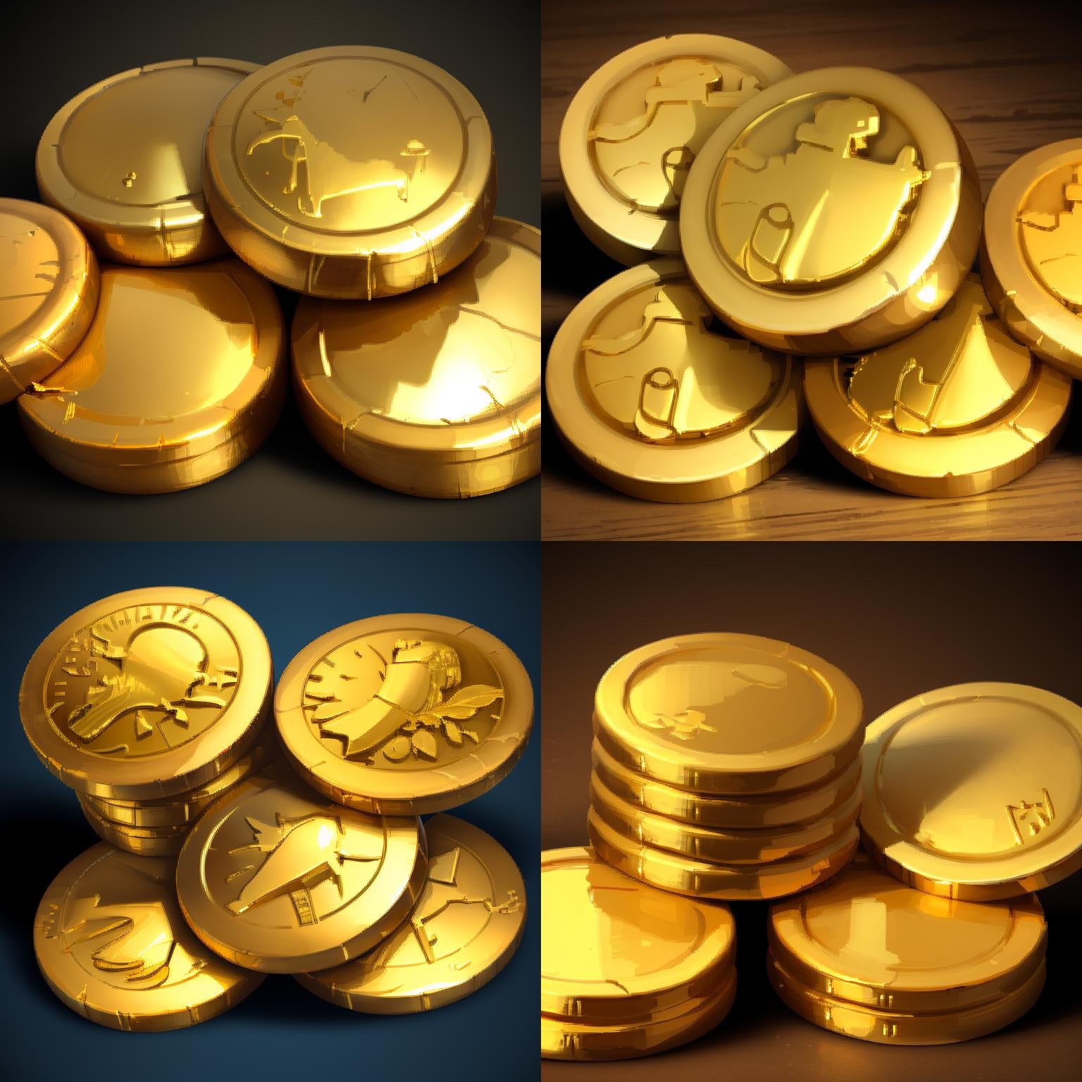 ((masterpiece,best quality)), <lora:FantasyIcons_Coins:0.8>, gold coin, multiple coins,, shiny metal