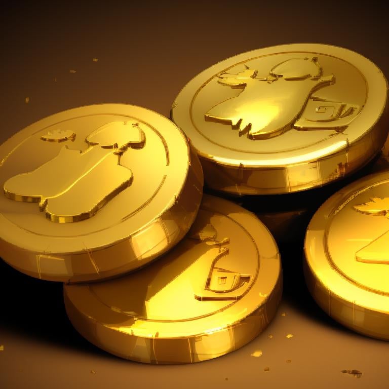 ((masterpiece,best quality)), <lora:FantasyIcons_Coins:0.8>, gold coin, multiple coins,, shiny metal