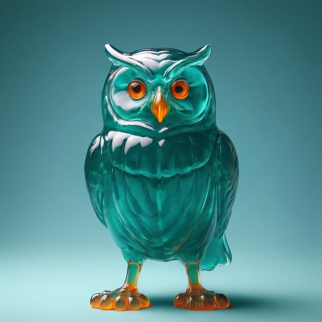 a owl, je11y<lora:je11y:1> 