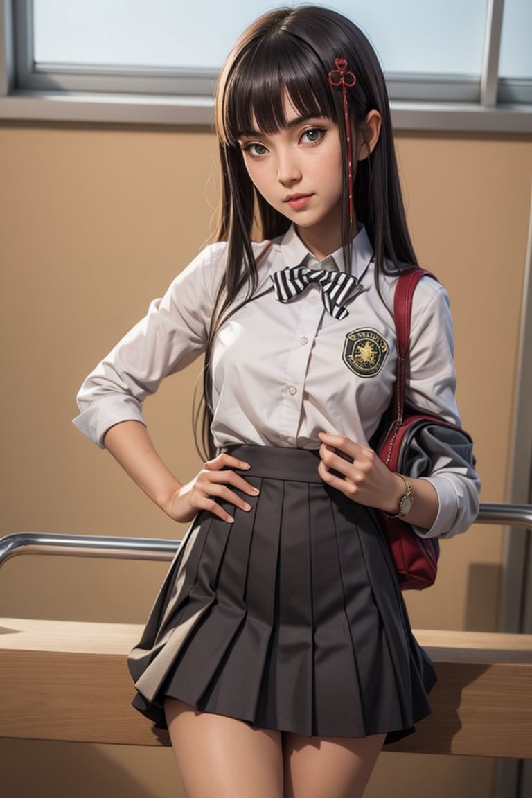 sfw,1girl,(solo:1.1),<lora:主题-女神异闻录5东芝一二三Tougou Hifumi:0.6>,tougou hifumi,school uniform,, <lora:3坏手修复GoodHands-beta2:0.85>,